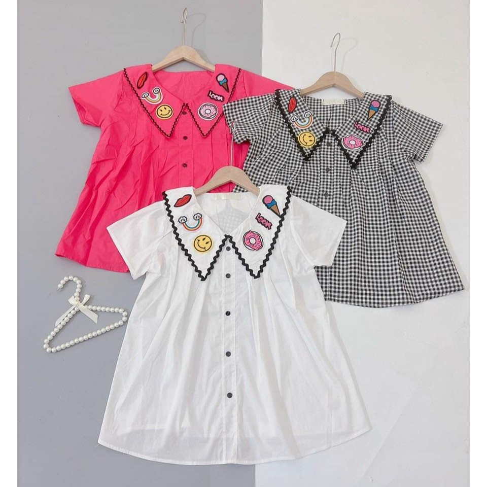 Áo bầu hè thời trang, kiểu cổ nhọn hottrend