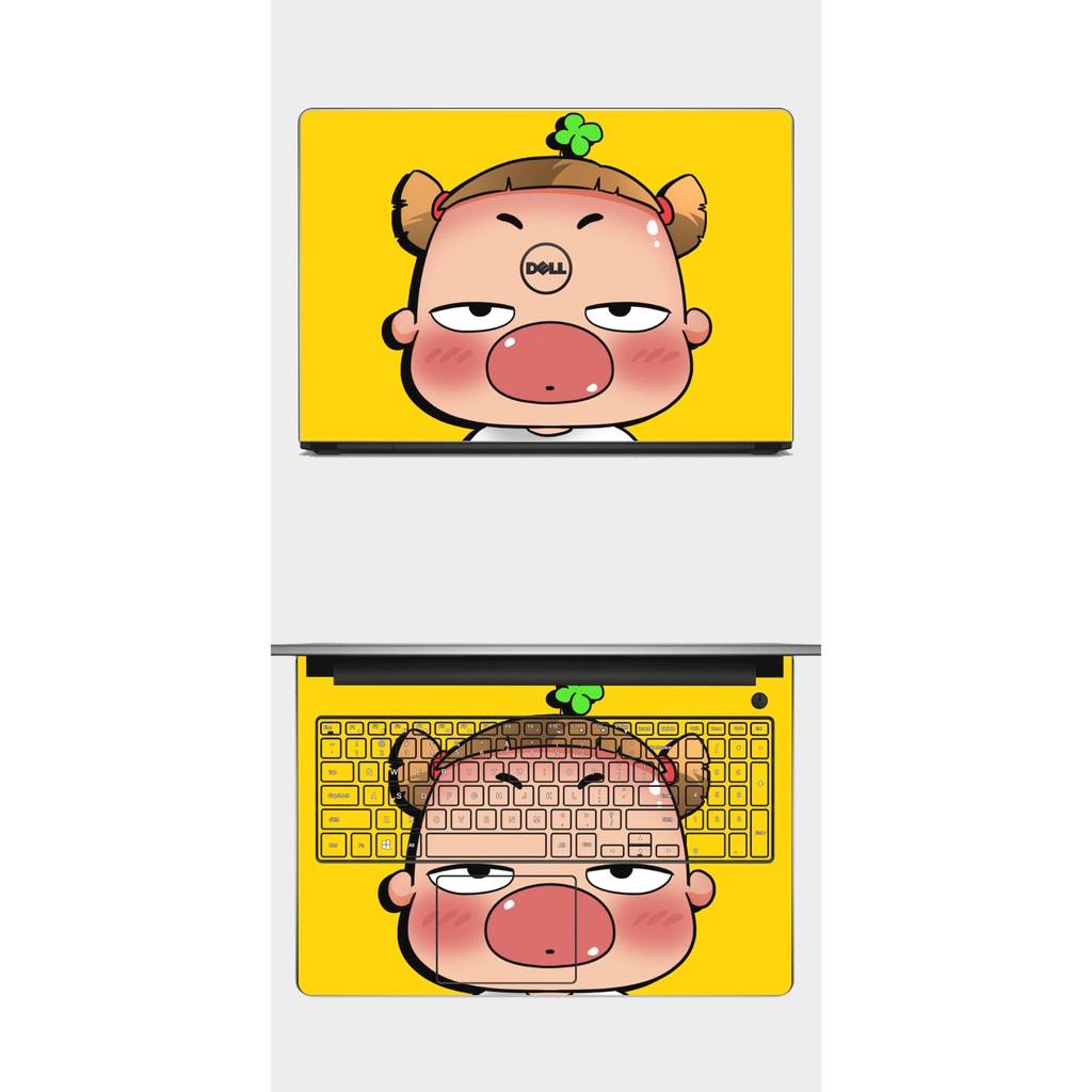 [SKIN MÀU VÀNG] Mẫu skin laptop màu vàng. Full Các Dòng Như: Dell, Hp, Acer, Asus, Macbook,...in hình theo yêu cầu