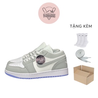 Giày thể thao nữ thấp cổ màu xám trắng wolf grey