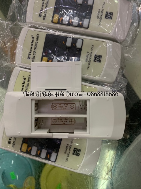 Điều khiển từ xa sử dụng cho quạt trần 5 cánh Vinawind QT