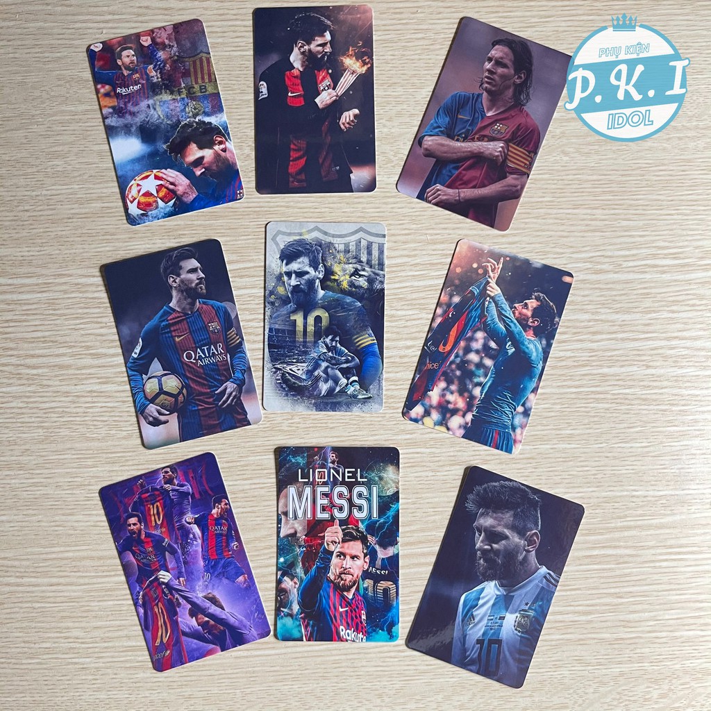 Bộ Card Bo Góc Lionel Messi - Huyền Thoại Đương Đại Làng Túc Cầu