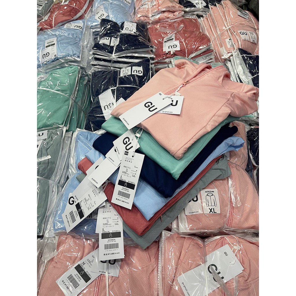 Áo chống nắng Nữ GU thông hơi chống tia UV bản cao cấp | BigBuy360 - bigbuy360.vn