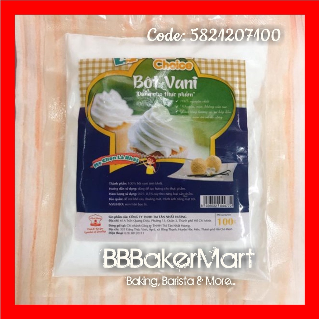 Bột VANI Vanilla MAMA'S CHOICE - 100gr