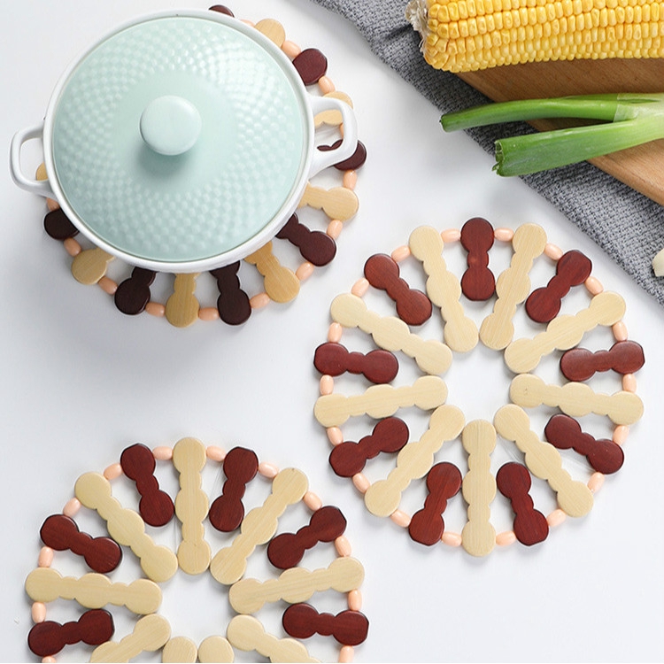 Tấm Lót Nồi Bằng Tre Cách Nhiệt