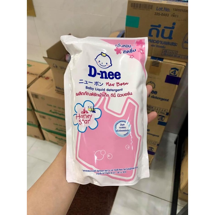Nước Giặt Dnee, nước giặt quần áo cho bé CHÍNH HÃNG Túi 600-1400ml An Toàn Cho Trẻ Sơ Sinh - Khoaibaby