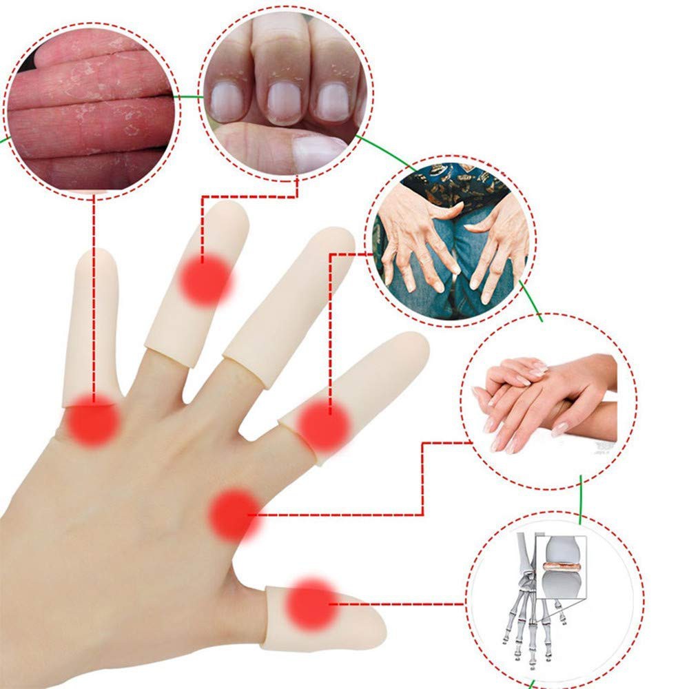 Combo 2 đôi Miếng lót silicon bảo vệ ngón tay Envysleep, 1 bộ 4 cái