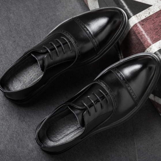 Giày Oxford Nam công sở da bò thật nguyên tấm CK0232