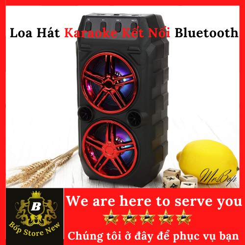 Loa Bluetooth Có Mic Hát  Kẹo Kéo , loa kraoke cắm thẻ nhớ, nghe đài FM Siêu Hay -Bốp StoreNew