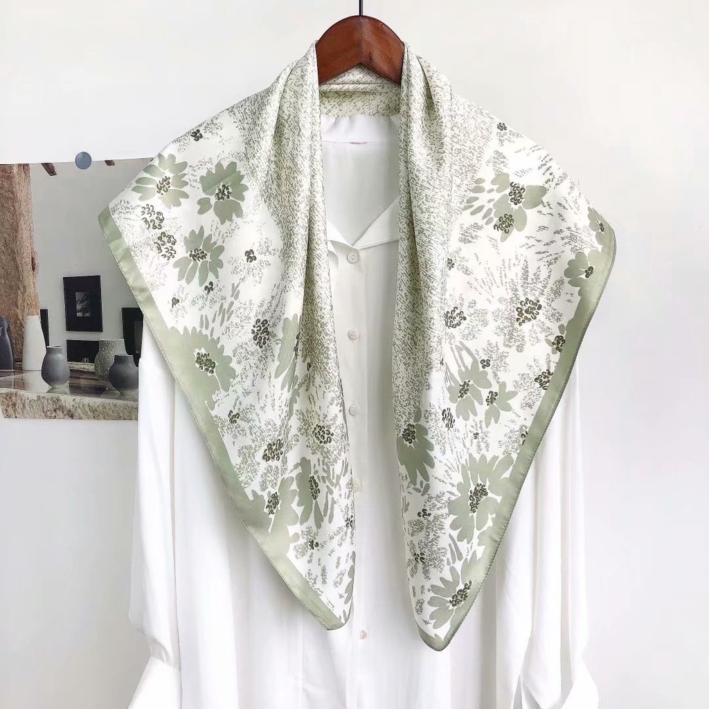 Khăn Choàng Vuông 90cm Thời Trang Thoáng Khí WJ1007-56-04