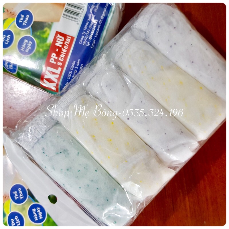 Bịch 5 quần lót giấy mềm mại cho mẹ sau sinh