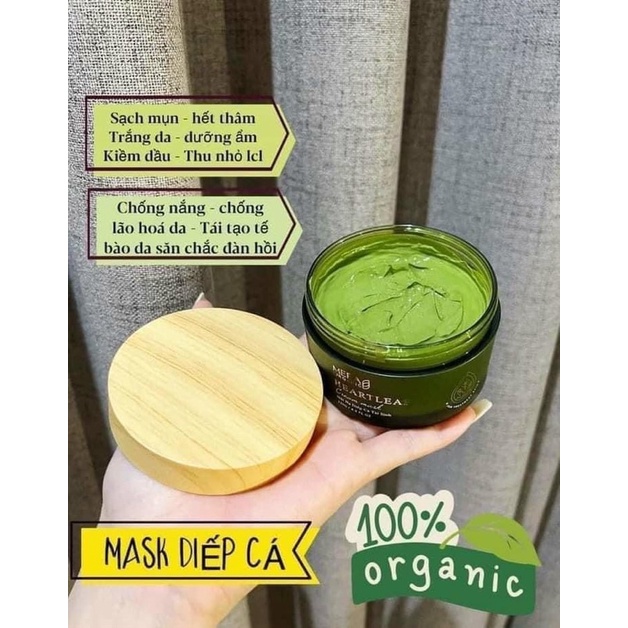 Mặt Nạ Diếp Cá Tái Sinh Meea Organic - Tặng Kèm Chổi quyét mặt nạ