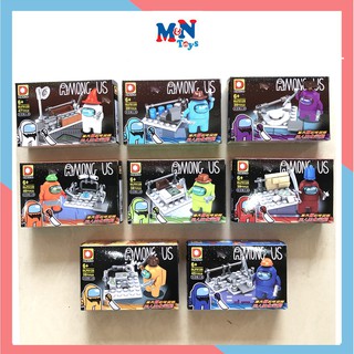 Bộ 8 hộp Lego Among Us 2021 DLP9128 mini xếp hình lắp ráp cho bé mẫu mới nhất