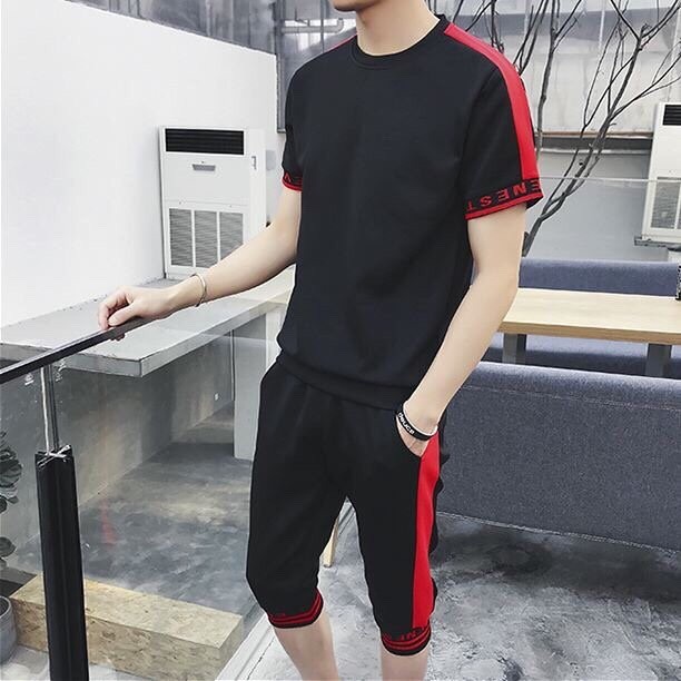 Bộ Quần Áo Thể Thao Nam 1 Sọc Phối Họa Tiết BTT01 | BigBuy360 - bigbuy360.vn