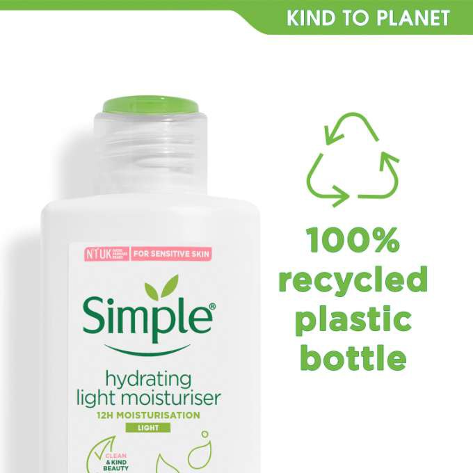 UK-Kem Dưỡng Ẩm Cấp Nước Simple Cho Da Nhạy Cảm - Simple Hydrating Light Moisturizer Kind To Skin | BigBuy360 - bigbuy360.vn
