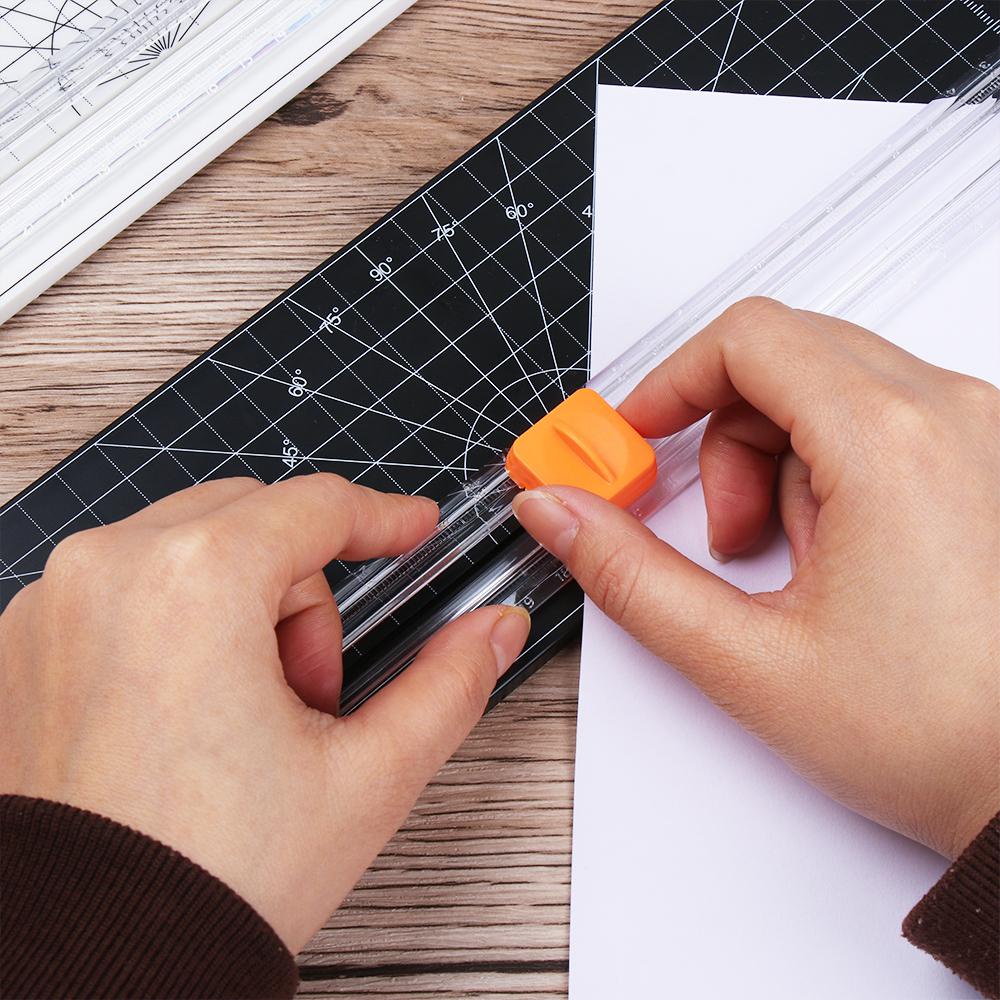 .Dụng Cụ Cắt Thẻ Giấy Khổ A4 Dùng Cho Trường Học / Văn Phòng DIY