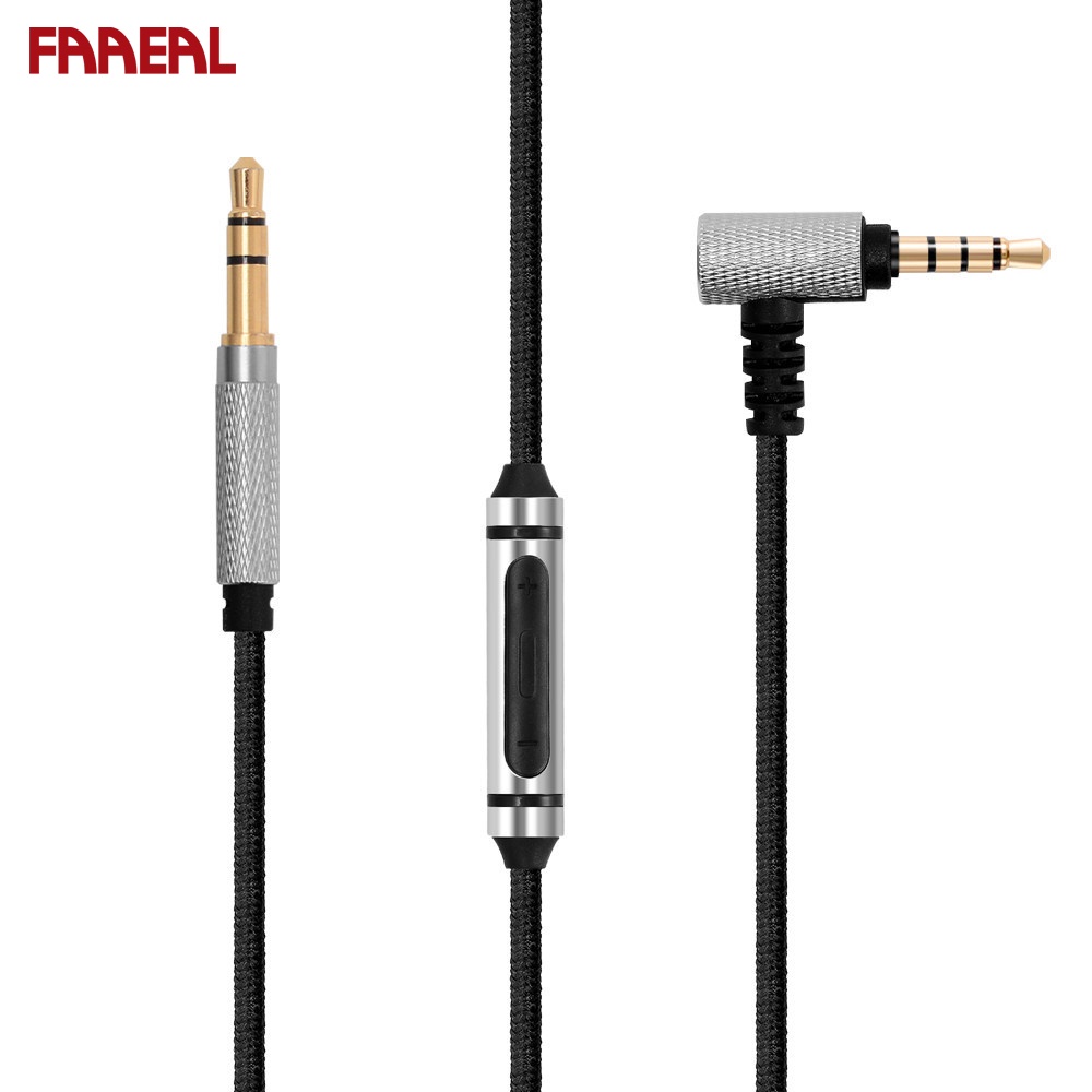 Dây Cáp Âm Thanh Giắc 3.5mm Kèm Micro Cho Tai Nghe B & OH3/H6/H8/Sony WH-1000XM2 XM3-900 800 MDR-1A 1AM2