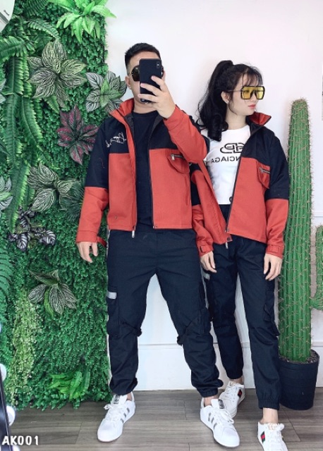 (Giá Xưởng) ABC Áo Khoác Kaki Cam Bomber Jacket (2Lớp) Siêu Đẹp (Video,Hình Thật)