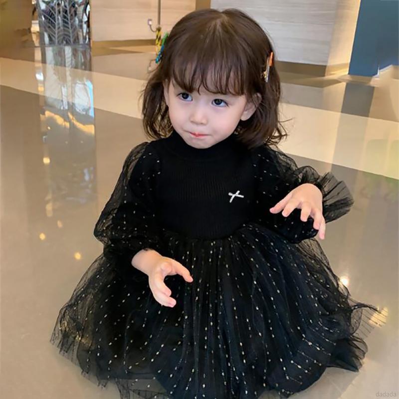 Đầm Công Chúa Dài Tay Cho Bé Gái Size 100