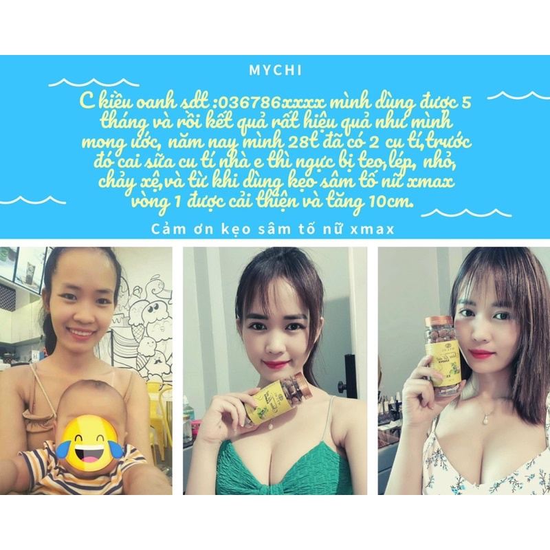 5h Kẹo Mầm Sâm Tố Nữ xmax Mychi - Phiên bản cao cấp của thảo Mộc 37