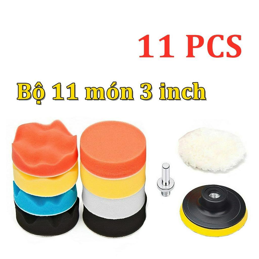 Bộ phớt sáp đánh bóng gắn máy khoan điện, dụng cụ chế máy đánh bóng xe ô tô cầm tay mini