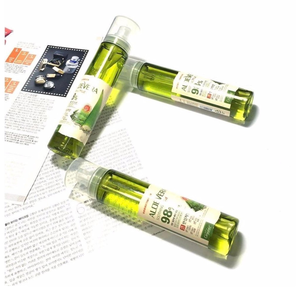 Bộ 2 Bình Xịt Khoáng Dưỡng Ẩm Từ Nha Đam White Organia Good Nature Aloe Vera Soothing Gel Mist 115ml X 2 | BigBuy360 - bigbuy360.vn