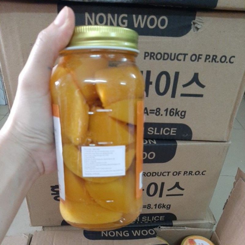 ĐÀO NGÂM YELLOW PEACH HÀN QUỐC 680G Date 2023