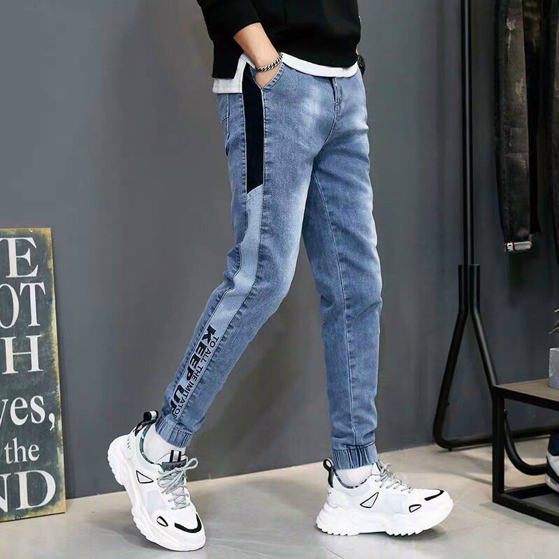 [FREE SHIP_EXTRA] Quần Jogger Jean Mẫu Mới Kiểu Dáng Thể Thao Phong Cách Hàn Quốc hot trend 2020