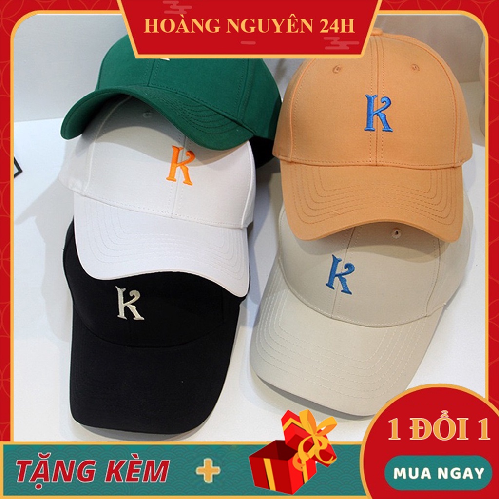 Mũ Lưỡi Trai Nón Kết Nhung Cao Cấp Thêu Chữ K 449 Phong Cách Ulzzang Form Unisex Nam Nữ