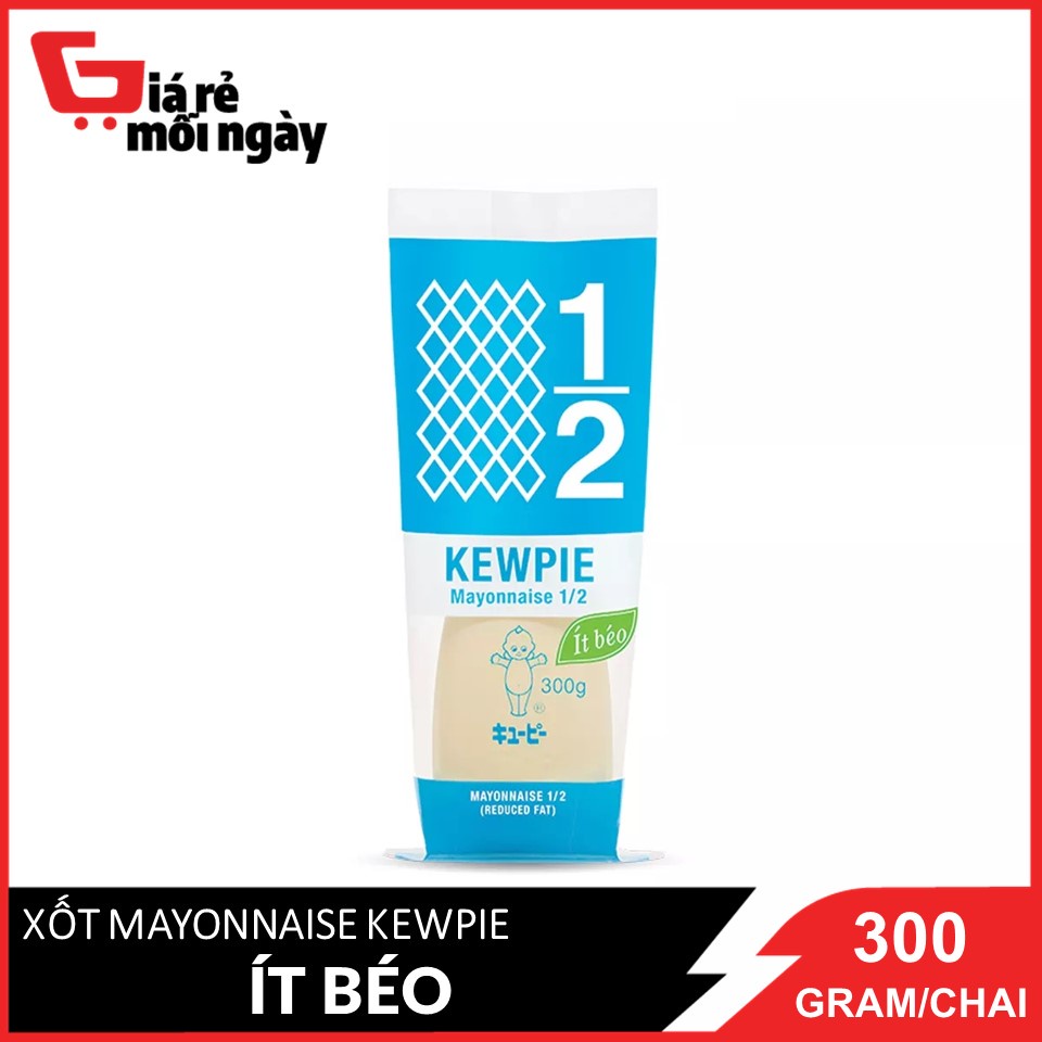 Xốt Kewpie Mayonnaise 1/2 It Beo chai 300g