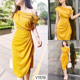 Đầm body nhúm eo