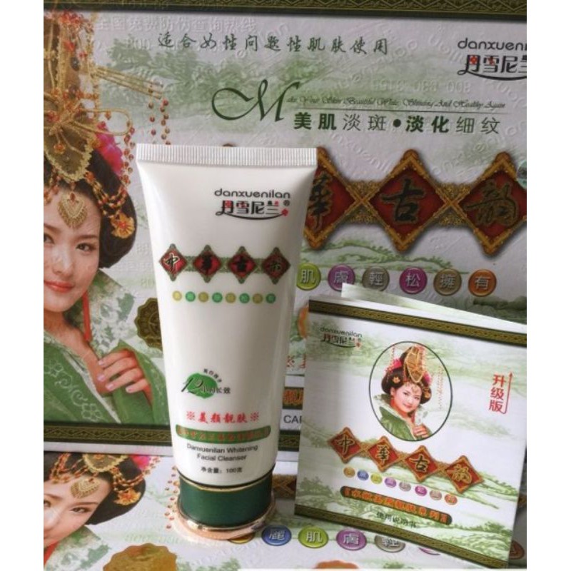 Sữa Rửa Mặt Hoàng Cung Xanh Chính Hãng Danxuenilan - Trắng Da Sạch Nhờn