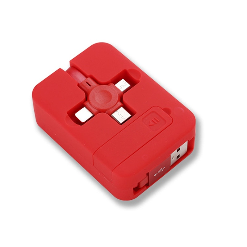 Cáp Sạc Alli 3 Trong 1 USB Sang Micro USB 8 Pin Type C 3 Trong 1 Thông Dụng Cho Điện Thoại