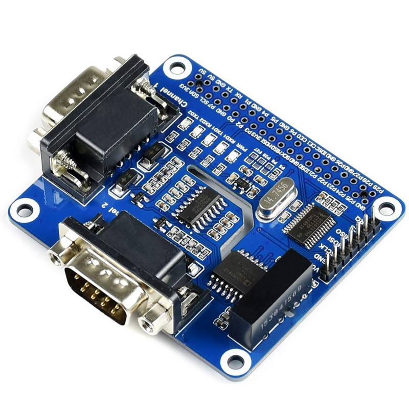 Mũ Mở Rộng 2 Kênh RS232 Cho Raspberry Pi Adopts the SC16IS752 + SP3232