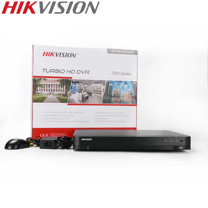 Đầu ghi 16 kênh HDTVI H.265+ Hikvision DS7216HQHIK1(S) Hàng chính hãng