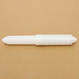 newhopetree White Plastic Replacement Toilet Roll Holder Roller Spindle Spring