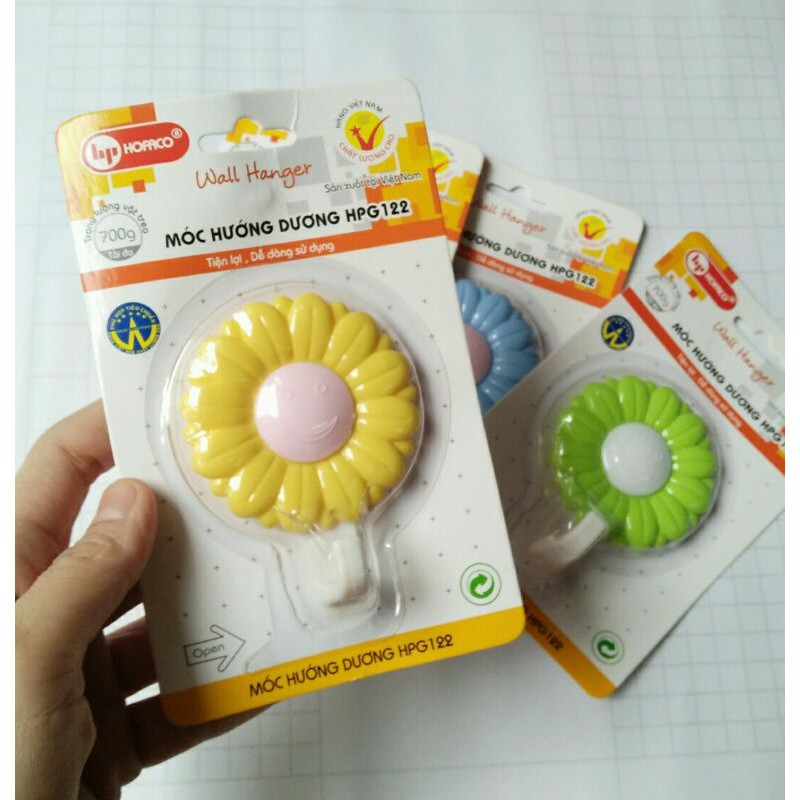 Móc dán siêu dính Hoa Hướng Dương Hofaco HPG122
