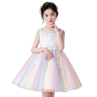 Đầm công chúa cho bé gái, váy đầm dự tiệc cho bé họa tiết đẹp