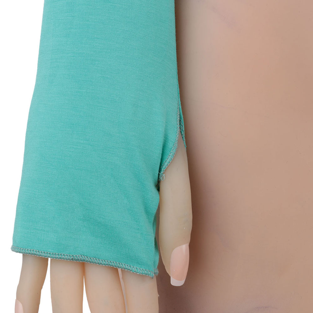 Găng tay dài hở ngón chống nắng cho nữ