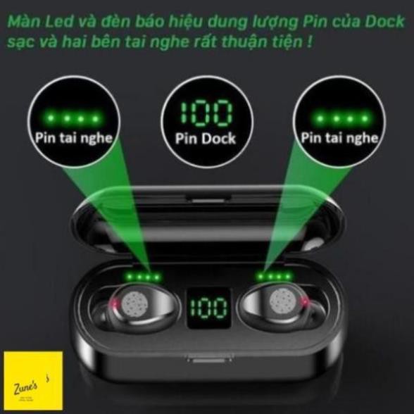 Tai nghe true wireless AMOI F9 | bản QUỐC TẾ | nút cảm ứng | Bluetooth 5.0 | Pin 280 giờ | sạc dự phòng 2019