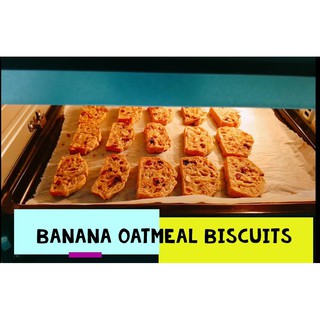 Banana oatmeal biscuits (300 gr)_ Bánh quy chuối yến mạch