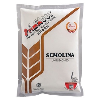 Bột semolina không tẩy trắng làm nui, pasta 500g