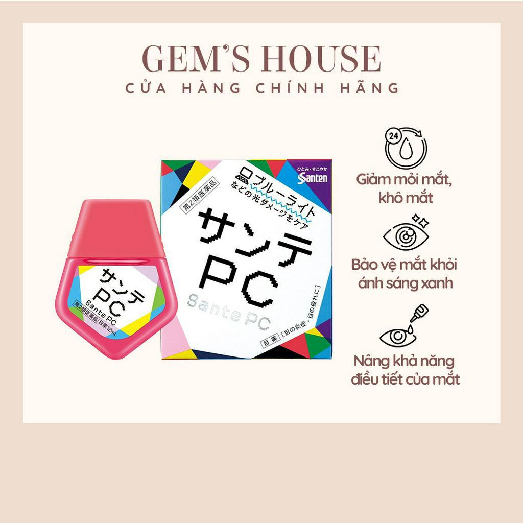Nước nhỏ mắt PC chống ánh sáng xanh từ máy tính Nhật bản