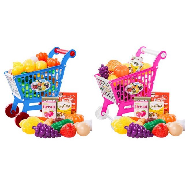 Đồ Chơi Xe Đẩy Siêu Thị Mini Cao 57cm Dành Cho Bé