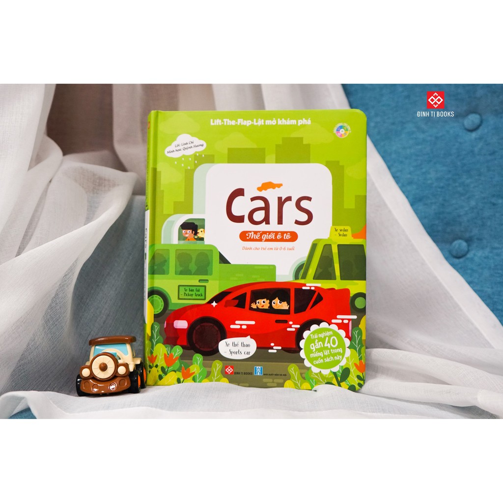 SÁCH - Lật mở khám phá - Cars - Thế giới ô tô