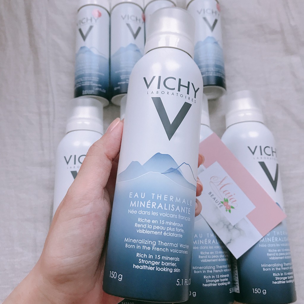 [CHÍNH HÃNG] Xịt Khoáng Dưỡng Da, Cấp Ẩm và Bảo Vệ Da Vichy Mineralizing Thermal Water