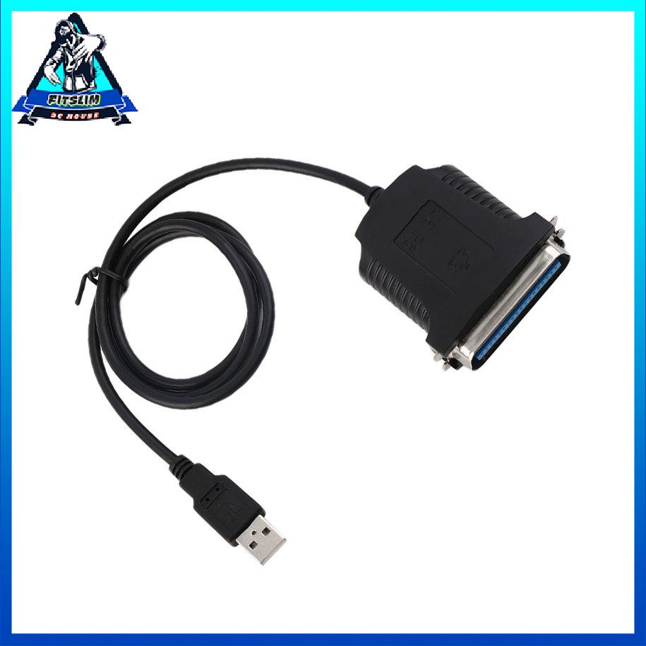 Cổng USB sang cổng song song LPT1 36 chân Bộ chuyển đổi cáp máy quét máy in IEEE 1284
