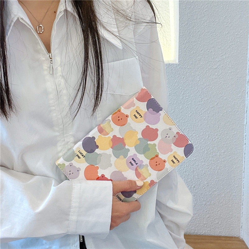 Ốp Máy Tính Bảng Da PU Có Đế Cho iPad Mini /Air 1 2/Pro 9.7/4th 5th 6th 2017 2018/7th 8th 9th Gen 2019 2020 2021