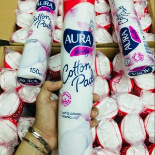 combo 10 bông tẩy trang Aura nhập khẩu châu âu (sỉ )