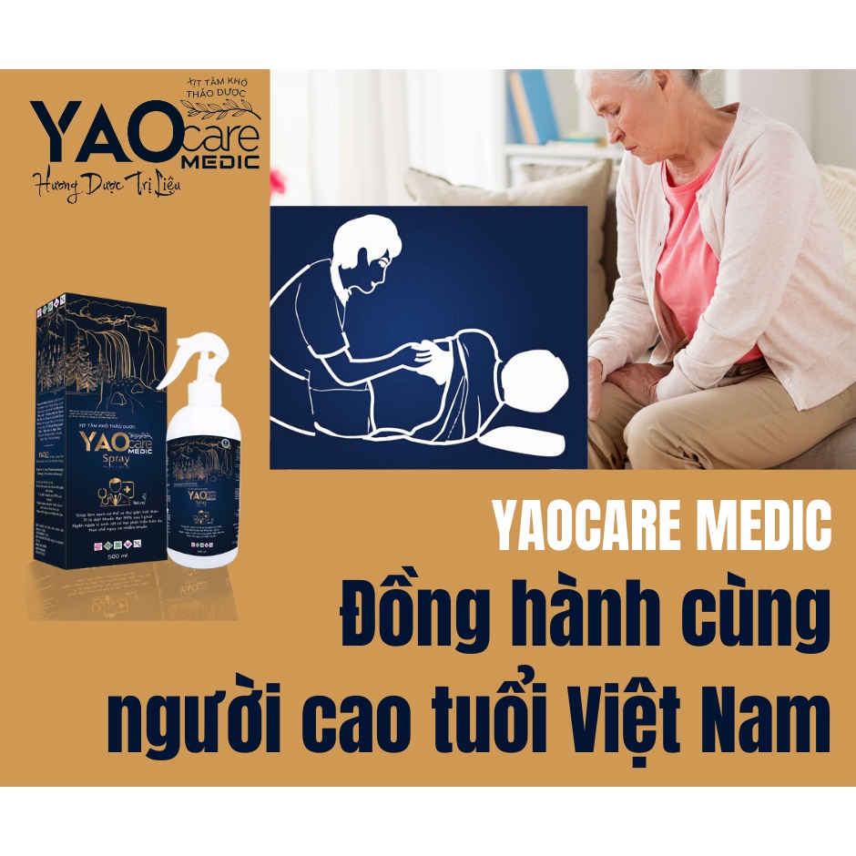 Xịt tắm khô thảo dược Yaocare Medic Spray - Tạo cảm giác thư thái, dễ chịu, làm sạch cơ thể | BigBuy360 - bigbuy360.vn