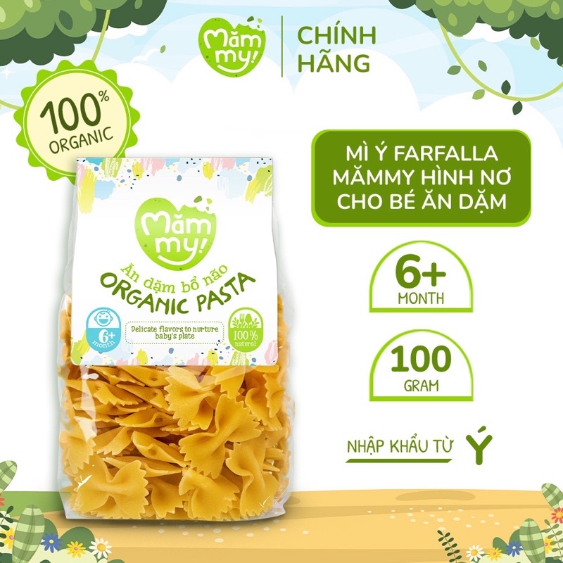 MÌ-NUI hữu cơ ăn dặm cho bé Mămmy 100gr